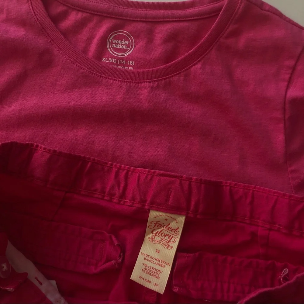 Wonder Nation Pink outfit